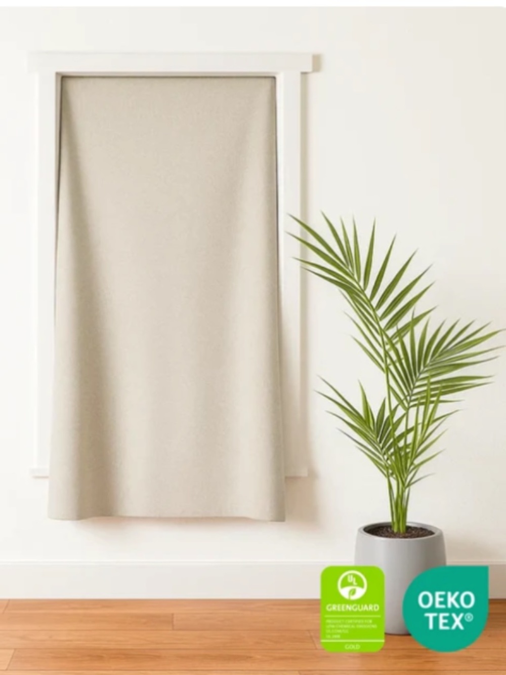 Sleepout - Portable Blackout Curtain 3.0 - 62" x 40", Cream